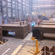 Each ballast block, which anchors the tripod of the turbine, weighs 200 tonnes.